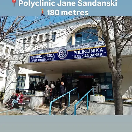 New Luminious Apartment-free Private Parking, Self Check-in * Üsküp