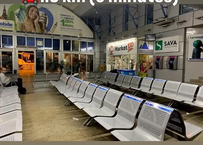 Lägenhet New Luminious Apartment-free Private Parking, Self Check-in Skopje